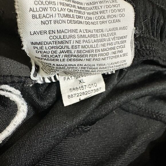 Nike Black Drill Y2k Mini Logo Swoosh Sport Size XL - Picture 6 of 7